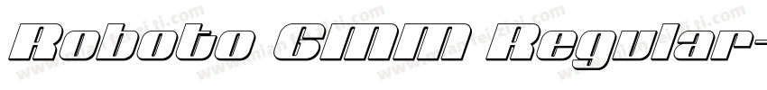 Roboto GMM Regular字体转换